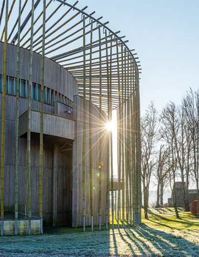 photographe architecture Lyon Théatre en bois hardelot